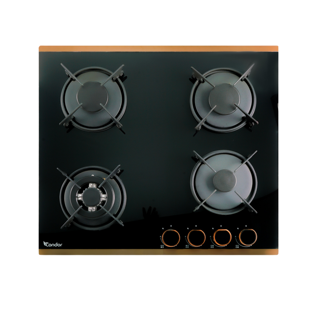 Rigati 3 4 black glass lights 60 cm CONDOR