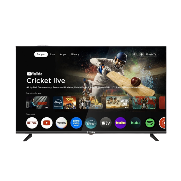 تلفزيون CRISTOR I6 65 DLED GOOGLE TV 4K UHD