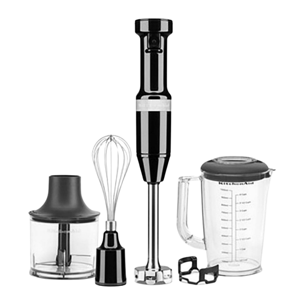 Mixeur Plongeant KitchenAid 180 W avec Accessoires - Noir Onyx