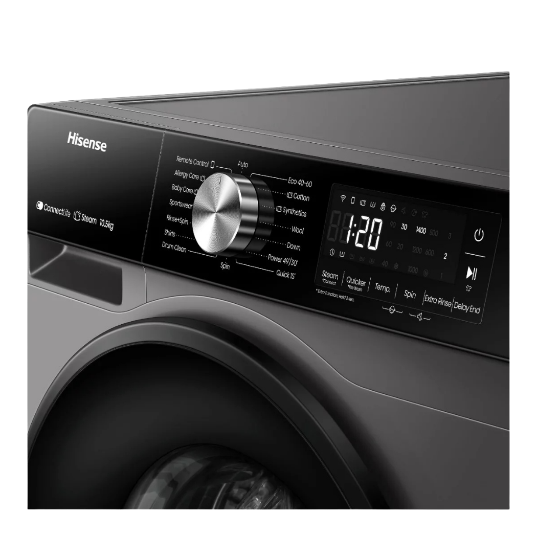 Lave-Linge Frontal 10,5 Kg Inverter Smart Hisense - Image 2