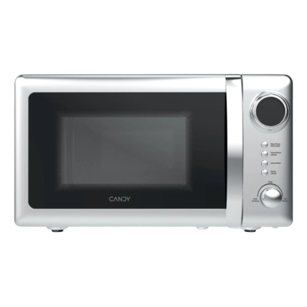 Candy Solo 20 Litres Silver Microwave