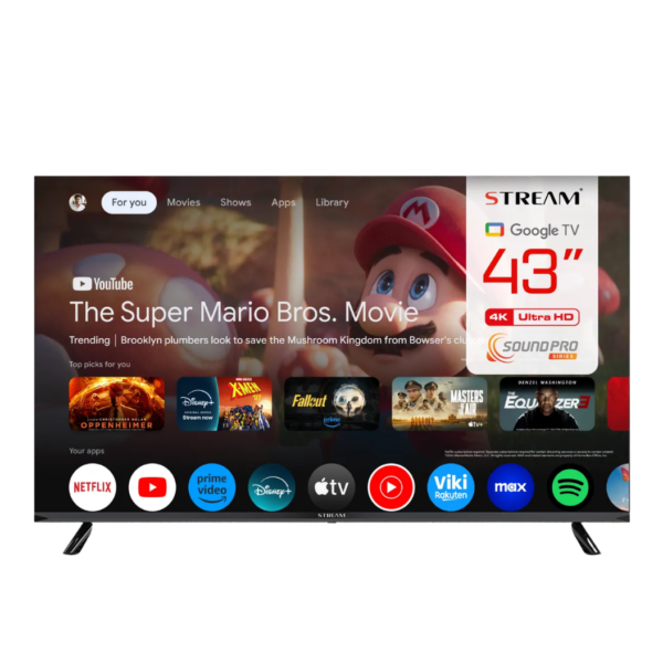 TV STREAM 43" 4K UHD – Google TV – Sound Pro"